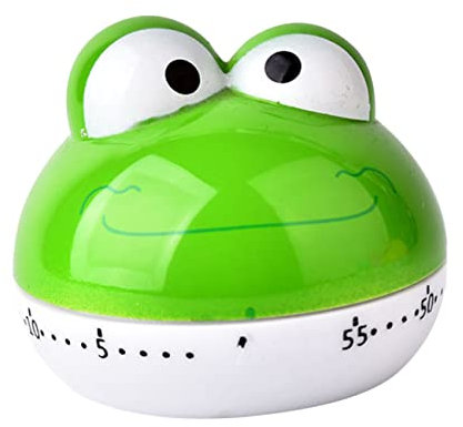 LIFKOME Timer Meccanico Leggero Pratico Portatile Design Grazioso Compatto Aiuta Imparare Puntuali Impostare Promemoria Studio Cottura