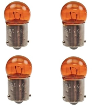 4x Blinker Glühbirne BAU15S 12V 10W E-geprüft passend für CPI, Keeway, Sachs, Generic, Explorer, Adly, Baotian, Benelli 50 2T