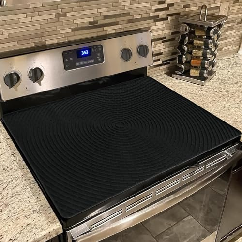 SIRUITON Cubierta de placa de inducción, protector de estufa, 70 x 50 cm, tapete de silicona multiusos para cocina