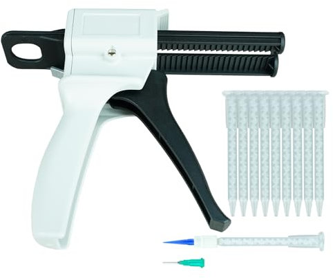 Dispensing Gun Kit Mixing Dispenser Gun with Mixing Nozzle and Tip for 50ml