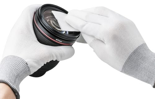 Gants de nettoyage antistatiques parfaits pour le nettoyage de l'appareil photo, de l'objectif et du capteur G-01