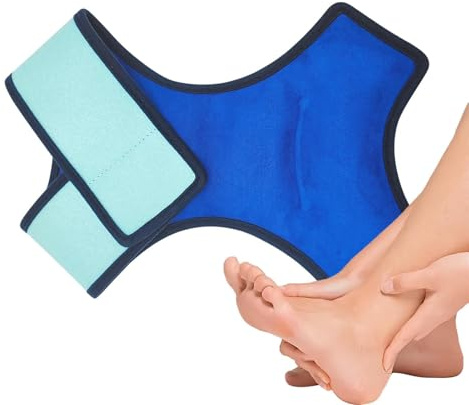 Avvolgimento del pacchetto di ghiaccio alla caviglia, confezione di | Comodi branchi di ghiaccio per atletic