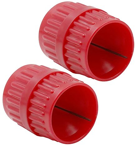 SHINEOFI 2 Piezas Herramienta de Desbarbado de Tuberías de Escariador Interior y Exterior Herramienta de Chaflán Tuberías Usar y Duradera