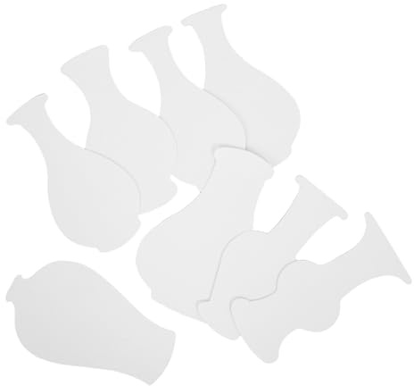 Lurrose 16 Plantillas de Dibujo de Papel Forma de Jarrón Estilo Chino para Manualidades Infantiles, Fácil de Colorear y Decoración del Hogar