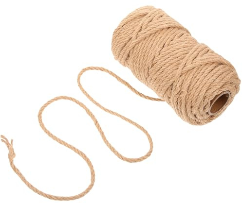 PENIKOKO Sisalseil Katzenkratzseil 6mm X 50m Natursisal Robust Zuschneidbar für Kratzbaum Selbstgemacht Haustierbedarf