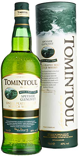 Tomintoul Single Peated Malt WITH A PEATY TANG 40% Vol. 0,7l in Giftbox