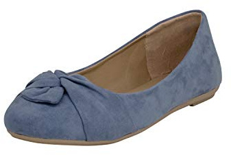 Fitters Footwear That Fits dam ballerina Maike mikrofiber mikrofiber ballerinor med slinga storlek (EU,), - blå - 43 EU