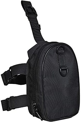ICECHEN Bolsa de almacenamiento con cremallera para buceo, bolsillo en el muslo con correas para cinturón de pierna, bolsa de buceo para buceadores técnicos
