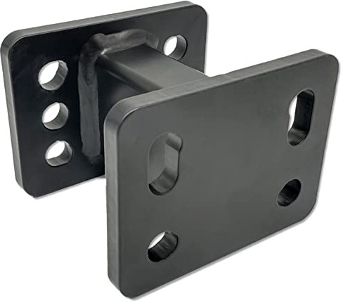 XIMPLIO Adattatore prolunga gancio per sfera flangiata gancio di traino AHK con ABE (125 mm)