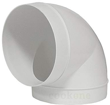 EASYTEC® Rundrohrbogen 90° | DN 150 mm | Art. 33115 | Passend zu EASYTEC Rundrohr, Schlauch und Aluflexrohr in Nennweite DN150