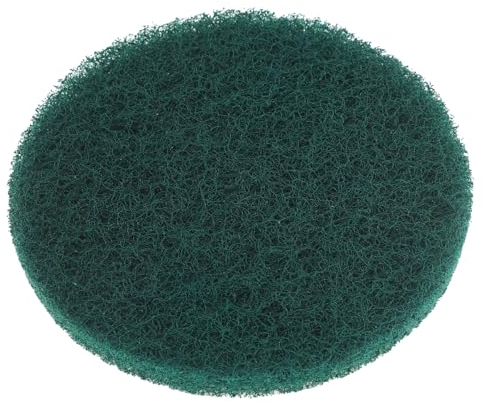 OKUMEYR Self-adhesive Gray and Green Round Scrubbing Pads, Drill Brush Scouring Scrubber Discs for Household Cleaning, Car and Tile Floor Cleaning Accessories