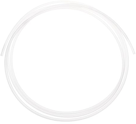M METERXITY Nylon Line Hose Tube, 0.17(4.35mm) ID x 0.25(6.35mm) OD PA6 Pneumatic Air Line Tubing for Fluid Transfer/Trailer Air Brake, Polyamide Water Fuel Pipe [3 M/10FT, Translucent]