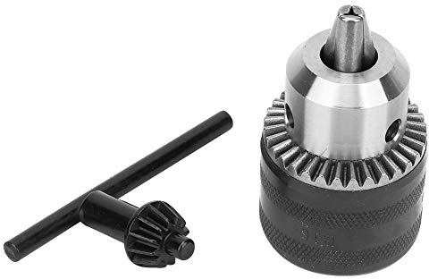 Key Type Drill Chuck Adapter High 1.5-13MM B16 for Milling Tool Kit with Key, Material, Electric Drill Chuck for Workshop Enthusiasts