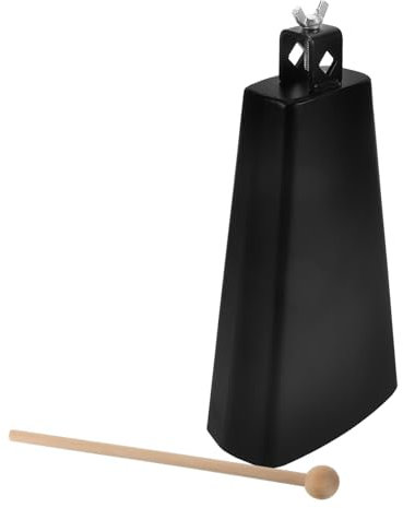 BIUDECO 1satz Cowbell Metall Mit Stick Handgefertigte Cowbell Für Anfänger Und Für Sportveranstaltungen Musik-events Und Feiern Leicht Und Langlebig
