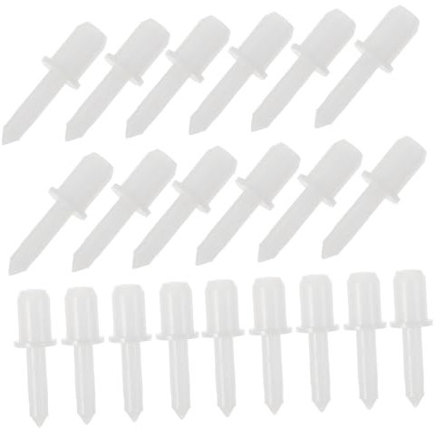 NUOBESTY 60pezzi Perni Ricambio Per Persiane in Plastica Parti Sostituzione Per Riparazione Persiane Telescopiche Perni Sostituzione Per in Plastica