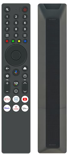 VINABTY Replacement Voice Remote Control Fit For TCL 75P6K-UK 75 4K Ultra HD, HDR TV,(Voice Control, 2025 New Model)