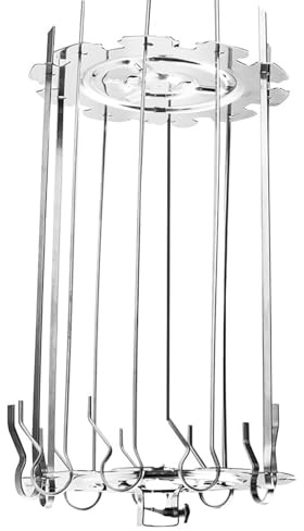 Ensemble brochettes à rôtisserie pour barbecue,brochettes à brochettes en acier inoxydable pour four électrique,kit brochettes rotatives pour viande et légumes avec 12 accessoires