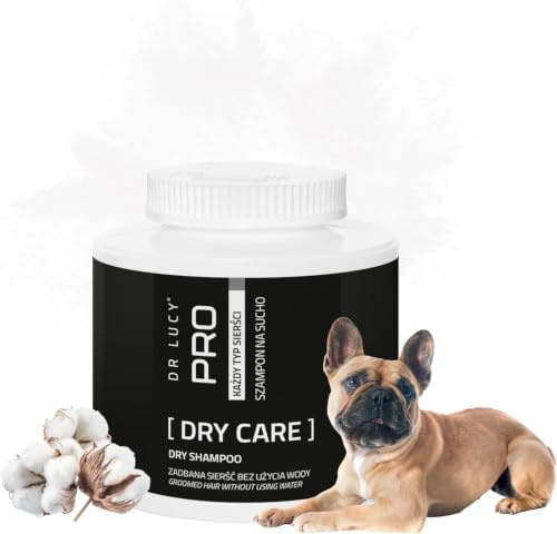 DR Lucy PRO Dry Care Trockenshampoo Hund 50 g | Hunde Trockenshampoo Sensitiv - Puder Ohne Wasser, Gegen Geruch & Ohne Ausspülen