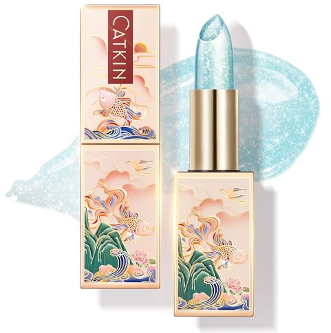 CATKIN Lippenbalsam Natürliche getönte Lippenpflege Classic mit Vitamin E, Spendet Feuchtigkeit für trockene Lippen Lippenpflegestift, 3.5g