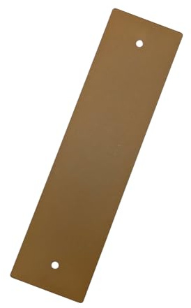 Placca cieca 165 mm copri foro avvolgibile motore tapparella avvolgitore (Bronzo)