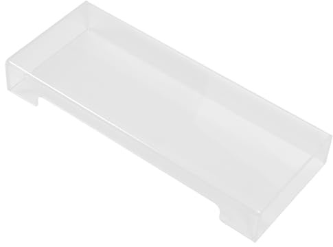 jojofuny Cubierta Protectora para Teclado Transparente de Acrílico, Funda para Teclado Mecánico de 104 y 87 Teclas, Protección Antipolvo Derrames para Uso Doméstico y Oficina