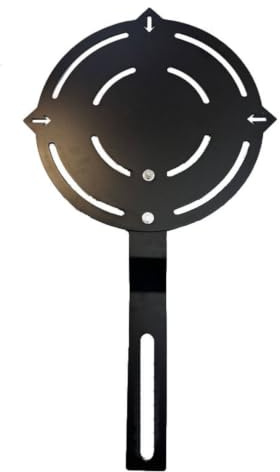 Cible Métallique Upport Mural Support Cibles Facile à Monter Équipement | pour Sportifs, Toutes Les Cibles, Support pour Cible de Fléchettes, Noir, Convient pour Un Diamètre De Trou De 16 Mm