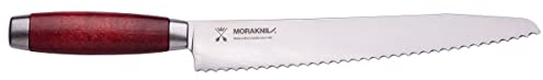 Morakniv Classic 1891 Bread Knife Brotmesser , 12C27 Sandvik Klingenstahl , Wellenschliff , Griff: Birken Holz , scharfes Messer für Outdoor Liebhaber, Abenteuer, Camping