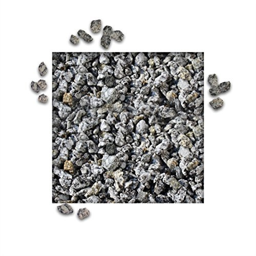 Kieskönig 25 kg Granitsplitt Grau Gartensplitt Ziersplitt Deko Granit Dekoration Splitt 5/8 mm