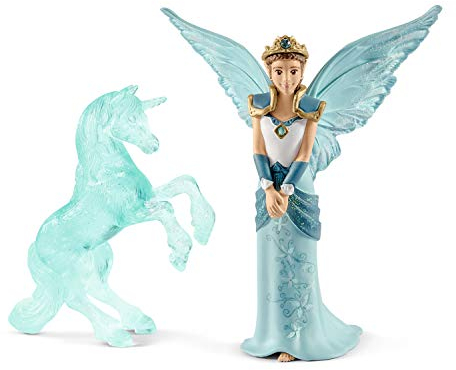 SCHLEICH 70587 bayala Spielset - Movie Eyela mit Einhorn Eisskulptur, Spielzeug ab 5 Jahren