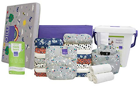 Bambino Mio, miosolo Stoffwindel Komplett Set, Flauschige Freunde