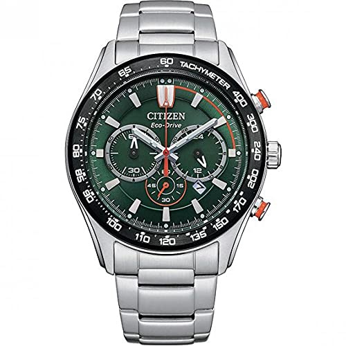 Citizen Reloj Chronograph CA4486-82X Acero Verde, Modern, Silver, Modern, Silver, Modern