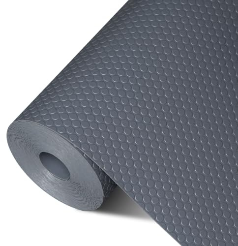 wohomuke Schubladenmatte 44.5x600cm küche Matte für schubladen schubladeneinlage zuschneidbar Eva Kühlschrankmatten Für Schubladen Regale Schrank Kühlschrank(Grau,44.5cmx6m)