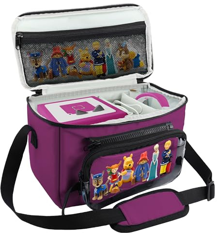 Annmore Carrying Bag for Toniebox Audio Player and Characters, Purple