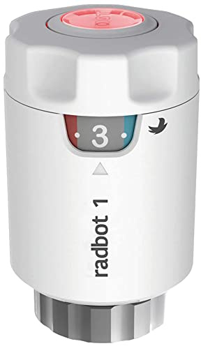 Secure Meters (UK) RADBOT1 Intelligent Energy Saving Thermostatic Radiator Valve, White