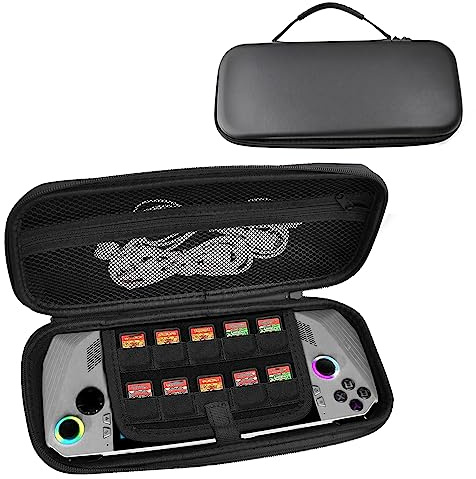 BeisDirect Tragbare Aufbewahrungstasche für Rog Ally X/Rog Ally Spielzubehör für Rog Ally X Konsole Aufbewahrungstasche Handtasche Eva Hartschalenkoffer, Schwarz