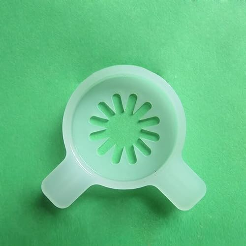 LSSEDA Ersatzteile for Eismaschinen, Deckel, ausgefallene Düse, Modellierkappe in Schneeflockenform, Ersatzteil for Eismaschinen, Zubehör for Softeismaschinen, 29 mm Innendurchmesser