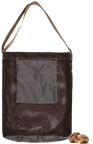 Pilz Jagdtasche,Pilz Sammeltasche,Erntesammelbeutel,Netz Pilz Futtertaschen,Sammel Jagdtasche,Pilzfutterbeutel,Verstellbarem Schultergurt,Ernte Aufbewahrungstasche für Camping,Wandern,Sammeln