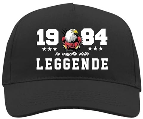 TeeDesign Cappellino Anni Regalo Compleanno Nascita delle Leggende Gadget Anno Simpatica Idea Regalo Compleanno per Lui o per lei
