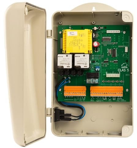 Cuadro de control UNIVERSAL CLEMSA CLAS 5 para puertas correderas basculantes enrollables y abatibles 1 y 2 hojas monofasicos y trifasicos