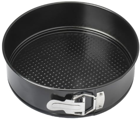 haoyuan 6 Inch Springform Cake Tin - 16CM Round Cake Pan, Non-Stick Baking Tins, Carbon Steel Cake Tray, Loose Base Baking Mould, Cheesecake Tins with Removable Bottom for Easy Release