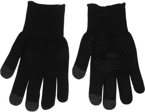Artibetter Gaming-handschuhe mit Schweißhemmendem Nylon-punktmuster Atmungsaktive Handschuhe für Schwitzige Hände bei Outdoor-aktivitäten Wasserdichte Muschelhandschuhe mit Uv-schutz und Touc