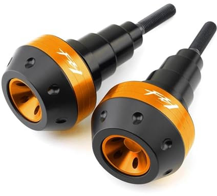 NPUQNLAH Absturzsicherung for Yamaha FZ1 F Z1 Motorrad Sturzpads Fallschutz Verkleidung Schutz Crash Pad Protector Mit Logo FZ1 Upgrade-Teile ersetzen(Orange)