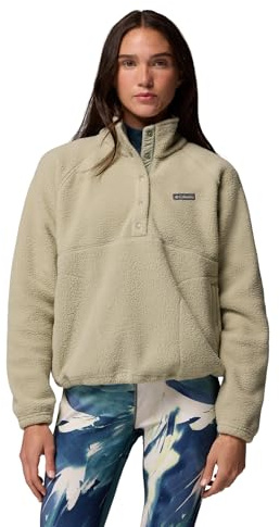 Columbia Damen Jasper Ridge Pebbled Fleece Half Snap Fleece-Überzug (1er Pack)