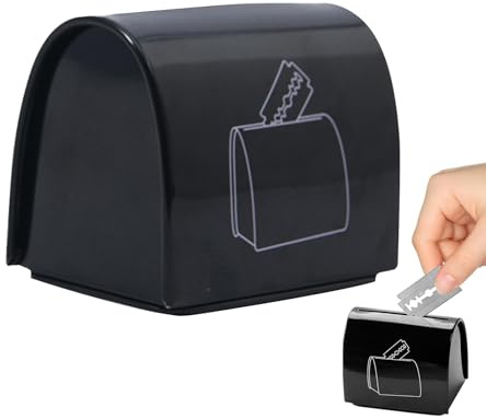 Rasierhobel Klingen Aufbewahrungsbox,Rasierklingen Box,Aufbewahrungsbehälter für Störtebekker Rasierklingen,Perfekte Aufbewahrung für Rasierhobel und Rasiermesser klingen