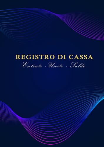 Registro di Cassa: Entrate, Uscite, Saldo ( A4 )