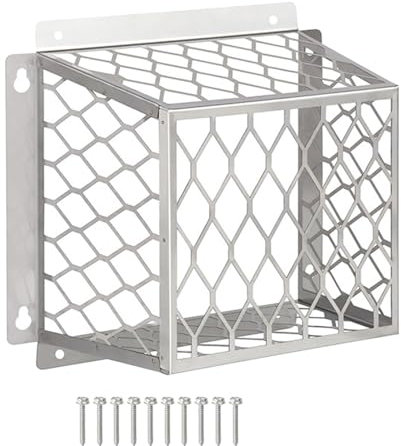 Grille d'aération en acier pour sèche-linge - Protection contre les oiseaux - Pour la ventilation de la salle de bain