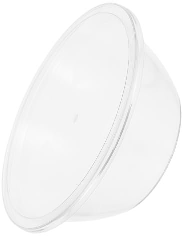 LABRIMP Bol à Pétrir Transparent Pet Avec Couvercle Bol Profond Antiadhésif Pour Préparation De Pâte Et Service Bassine Empilable Pour Desserts Et Fruits
