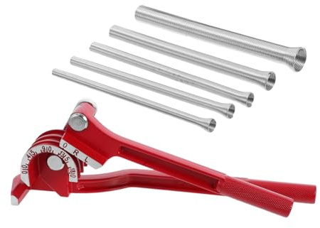 Artibetter Piega Tubi Molla Utensili Per Piega Tubi Design Slot Per Rame e Alluminio Strumenti Piegatura Per Hvac e Aria Condizionata Non Richiede Elettricità Portatile e Manuale