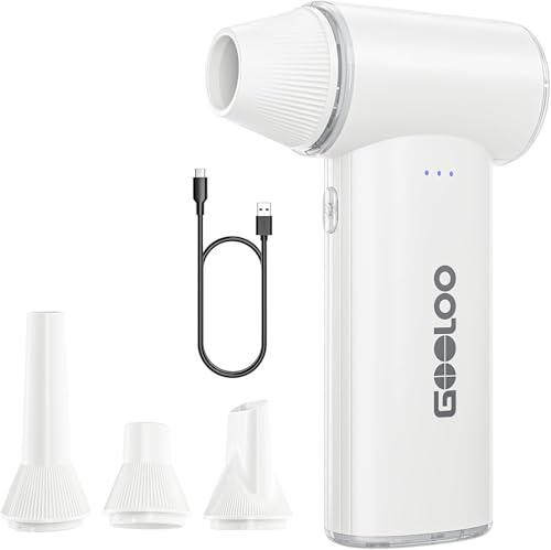 GOOLOO F3 Soufflette à Air Comprimé Électrique,Souffleur PC 150 000 tr/min