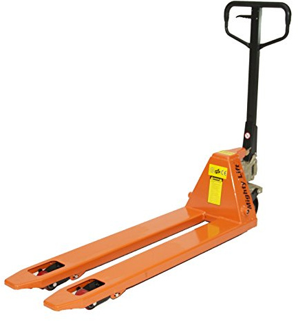 Mighty Lift ML1648 Small, Mini Specialty Pallet Jacks Trucks, 2,200 lb Capacity, 16 x 48 Fork